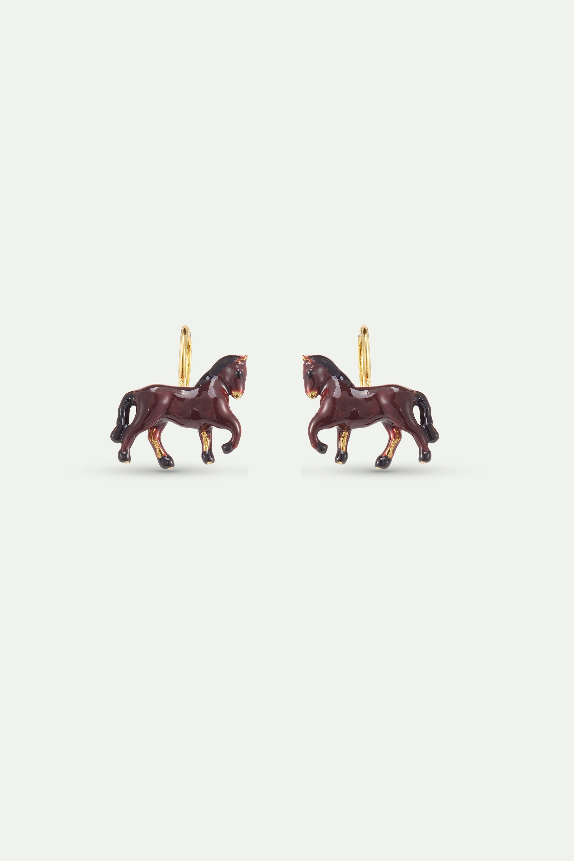 Hook Earrings horse LES NEREIDES LOVE ANIMALS