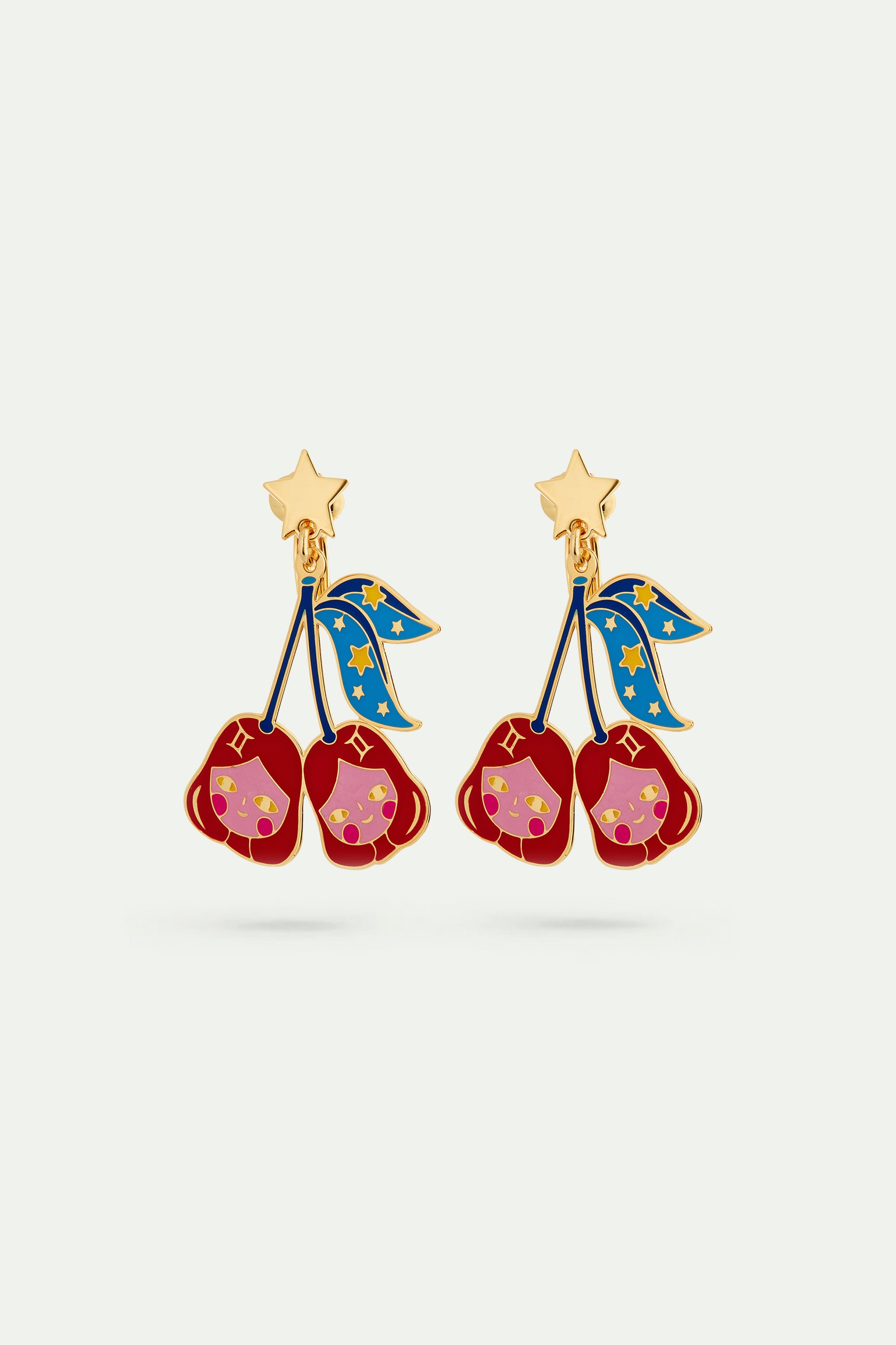 Gemini astrological sign earrings