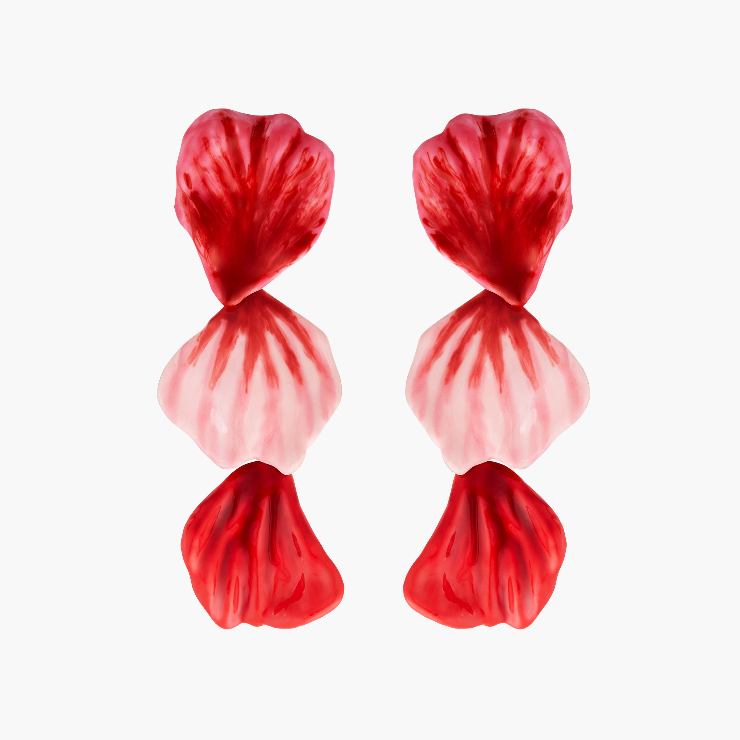 Post Earrings ALLONS VOIR SI LA ROSE
