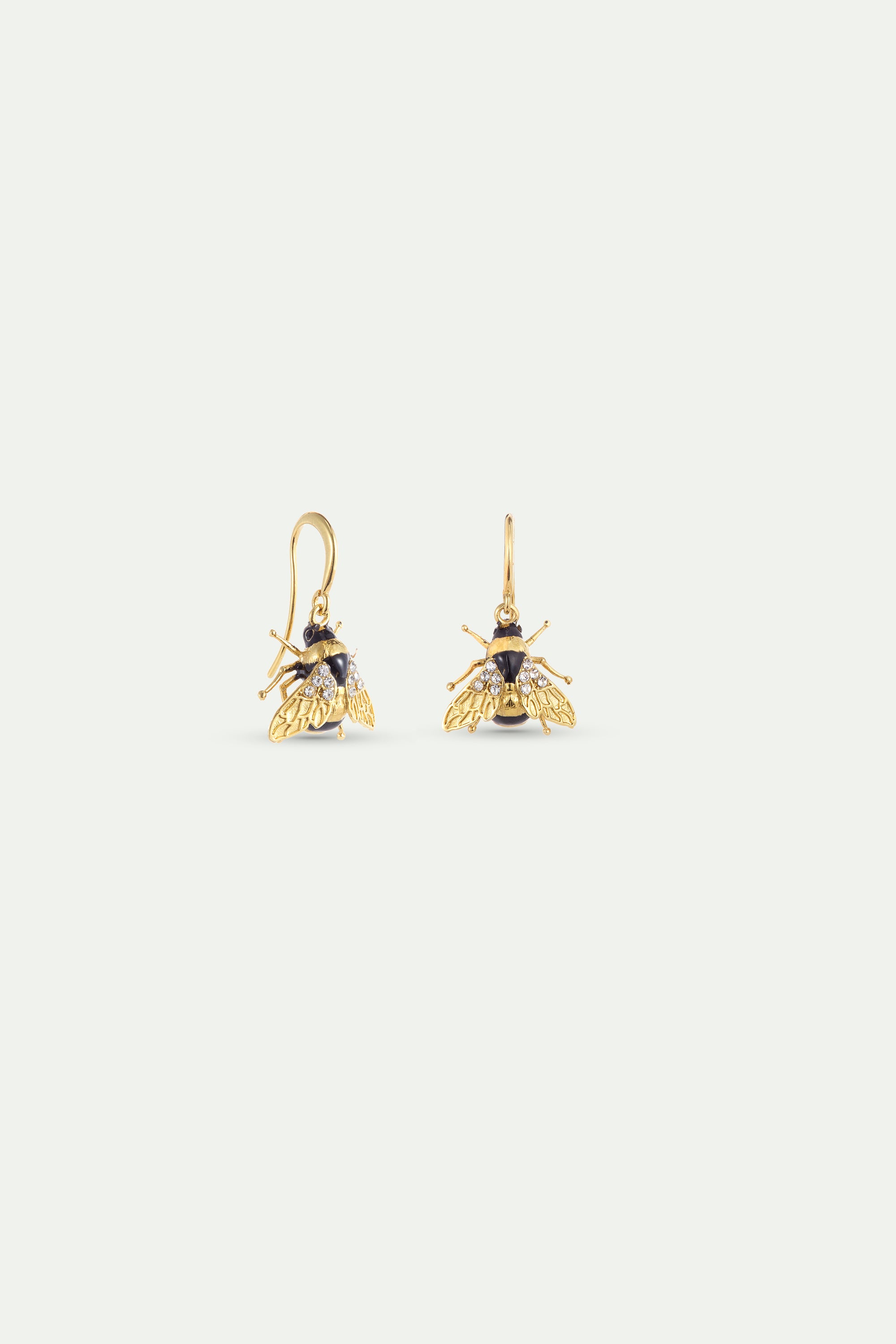 Hook Earrings bumblebee LES NEREIDES LOVE ANIMALS