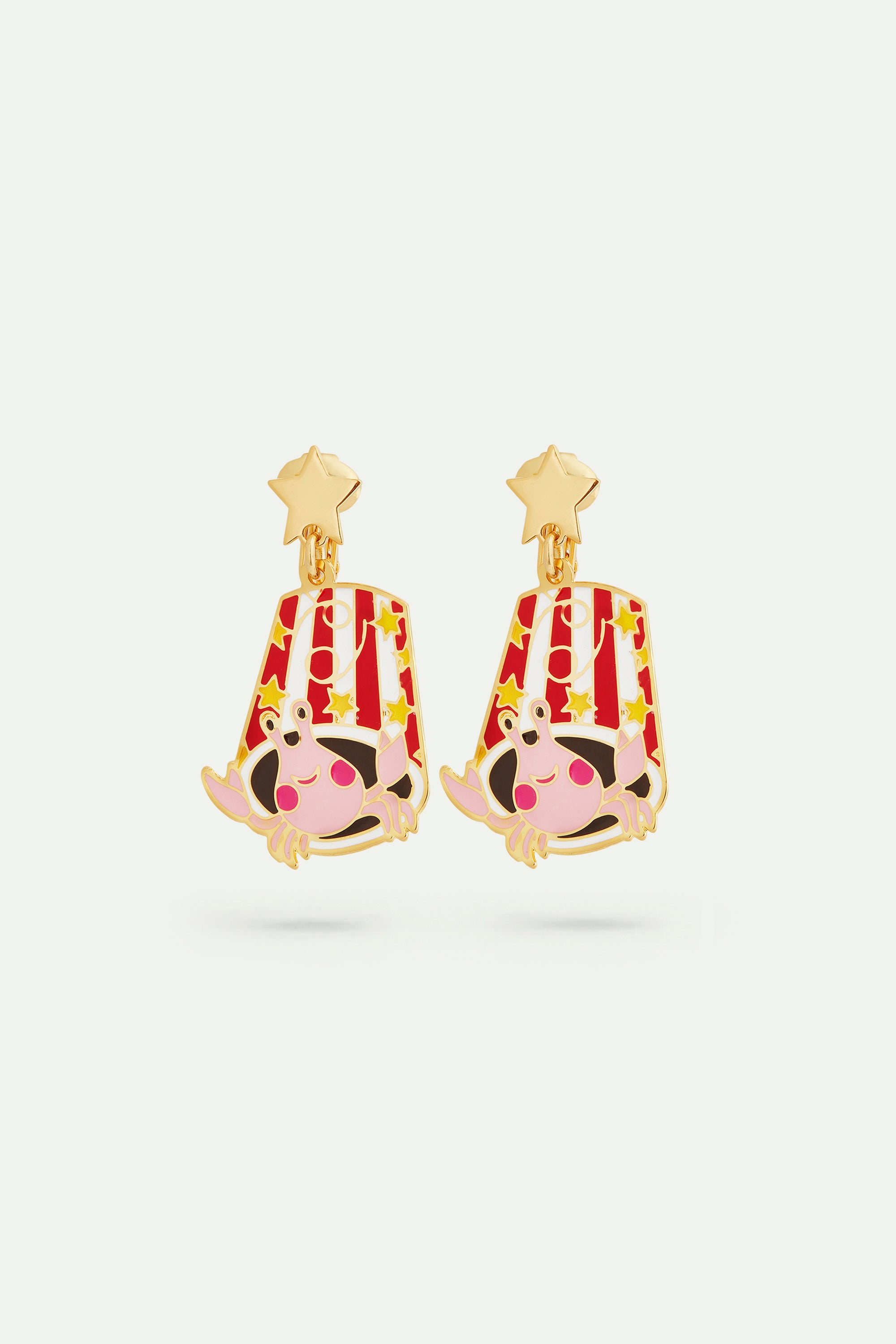 Cancer astrological sign earrings