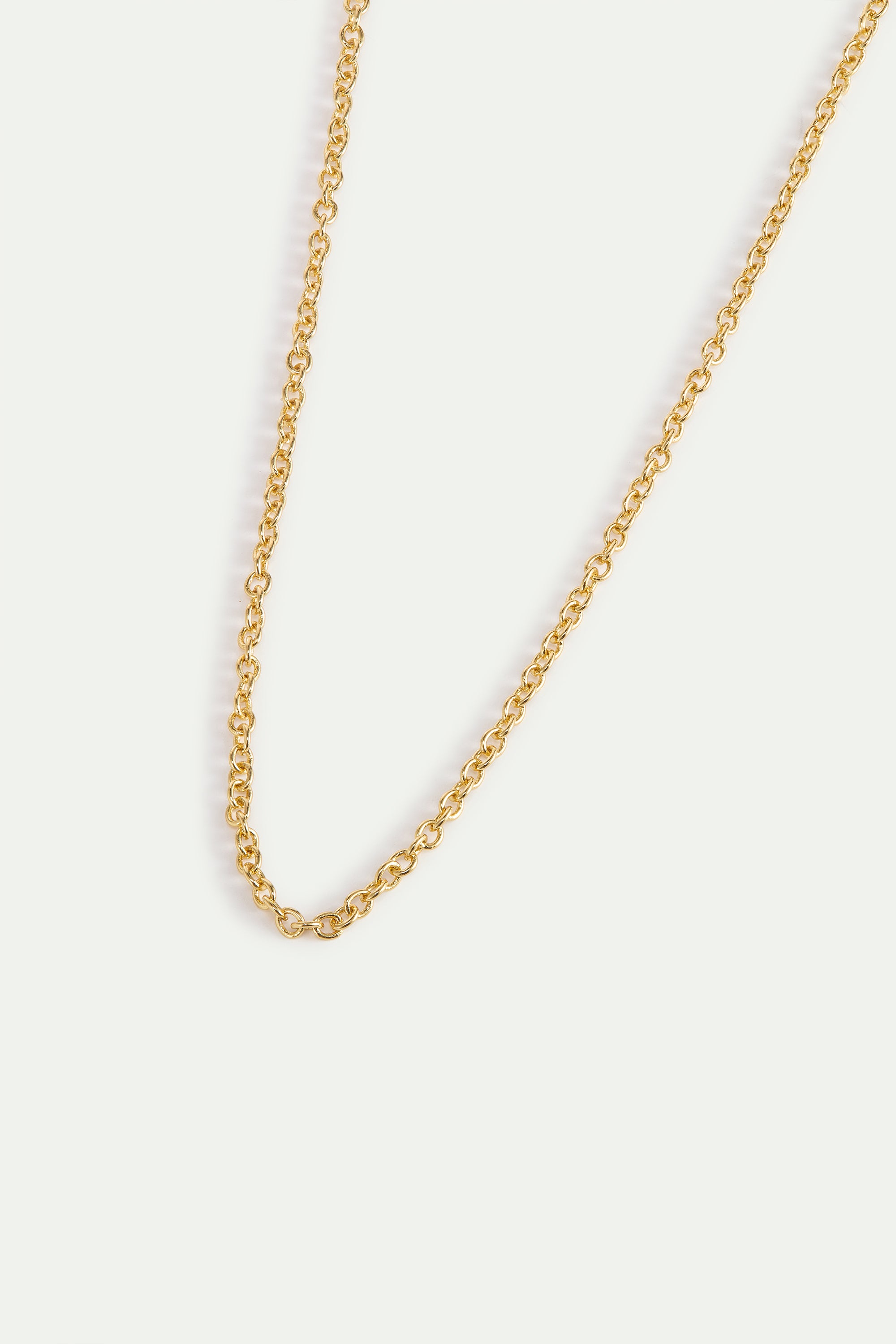 Fine link chain necklace
