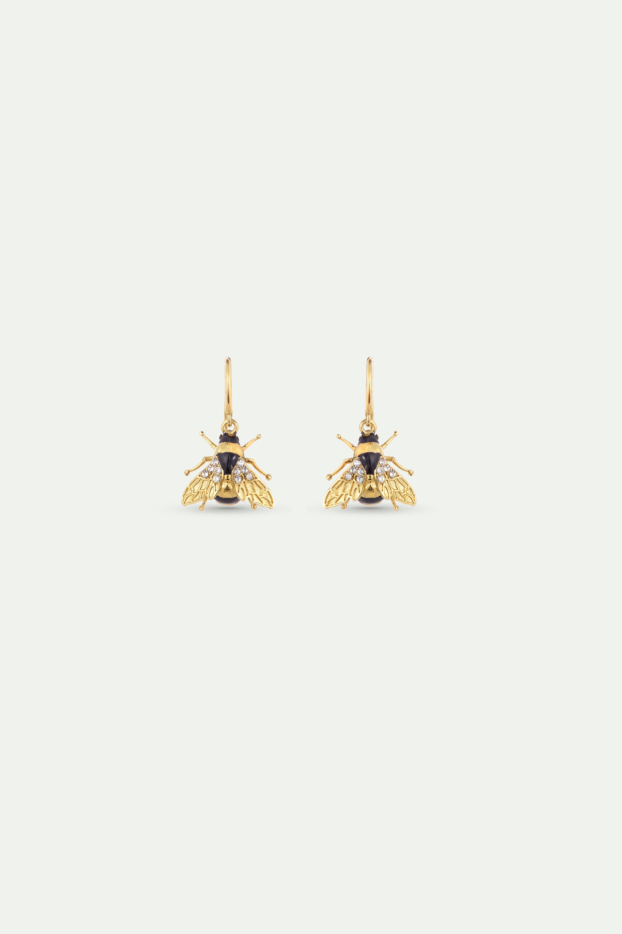 Hook Earrings bumblebee LES NEREIDES LOVE ANIMALS