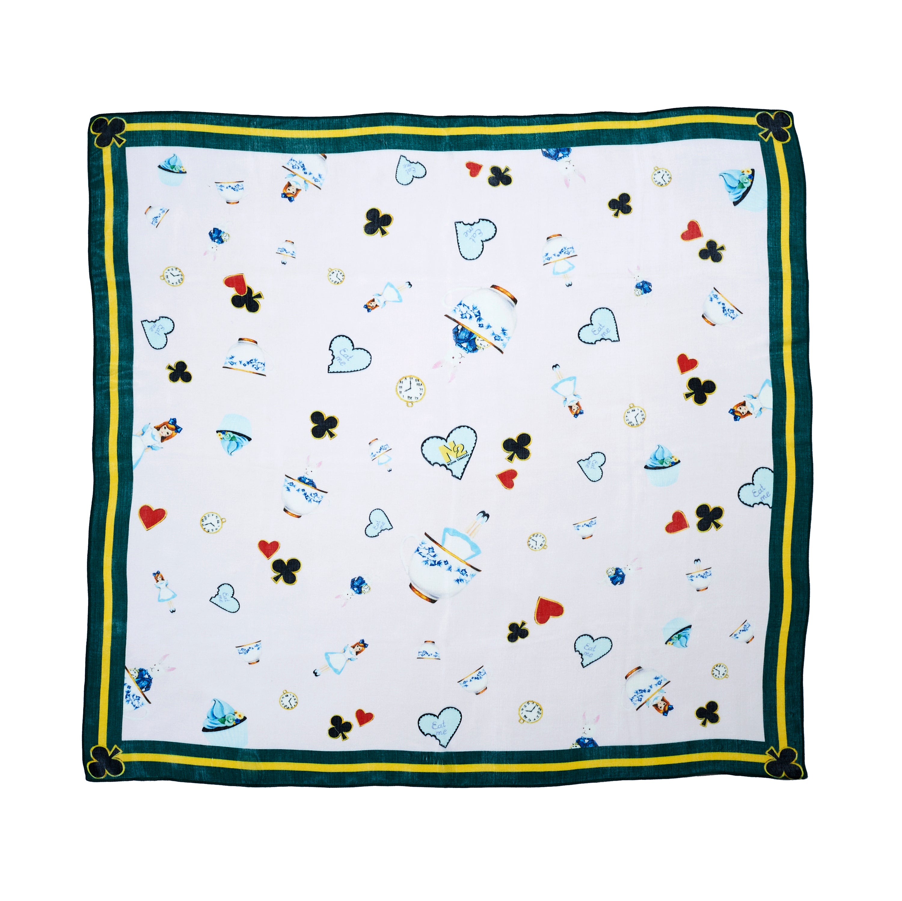 FOULARD ALICE AU PAYS DES MERVEILLES