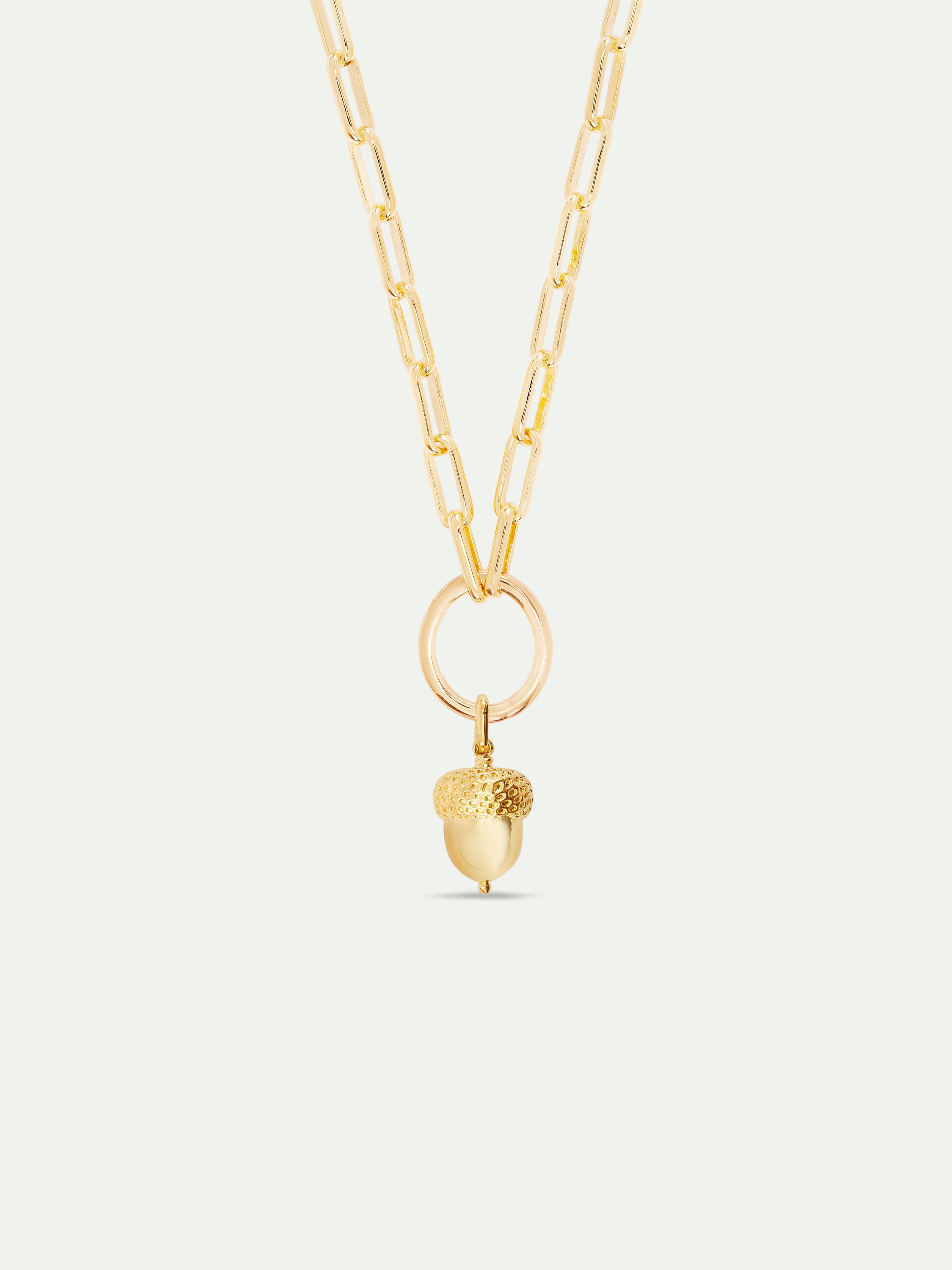 Golden hazelnut pendant