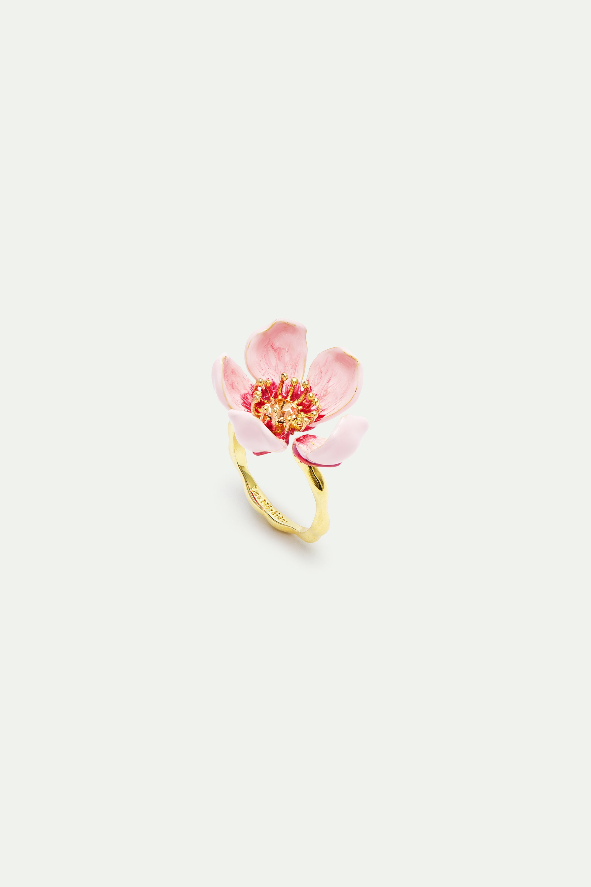 Pink cherry blossom ring