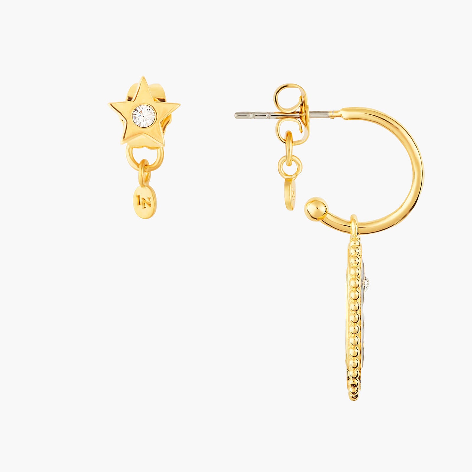 Aries Zodiac Sign Stud Earrings