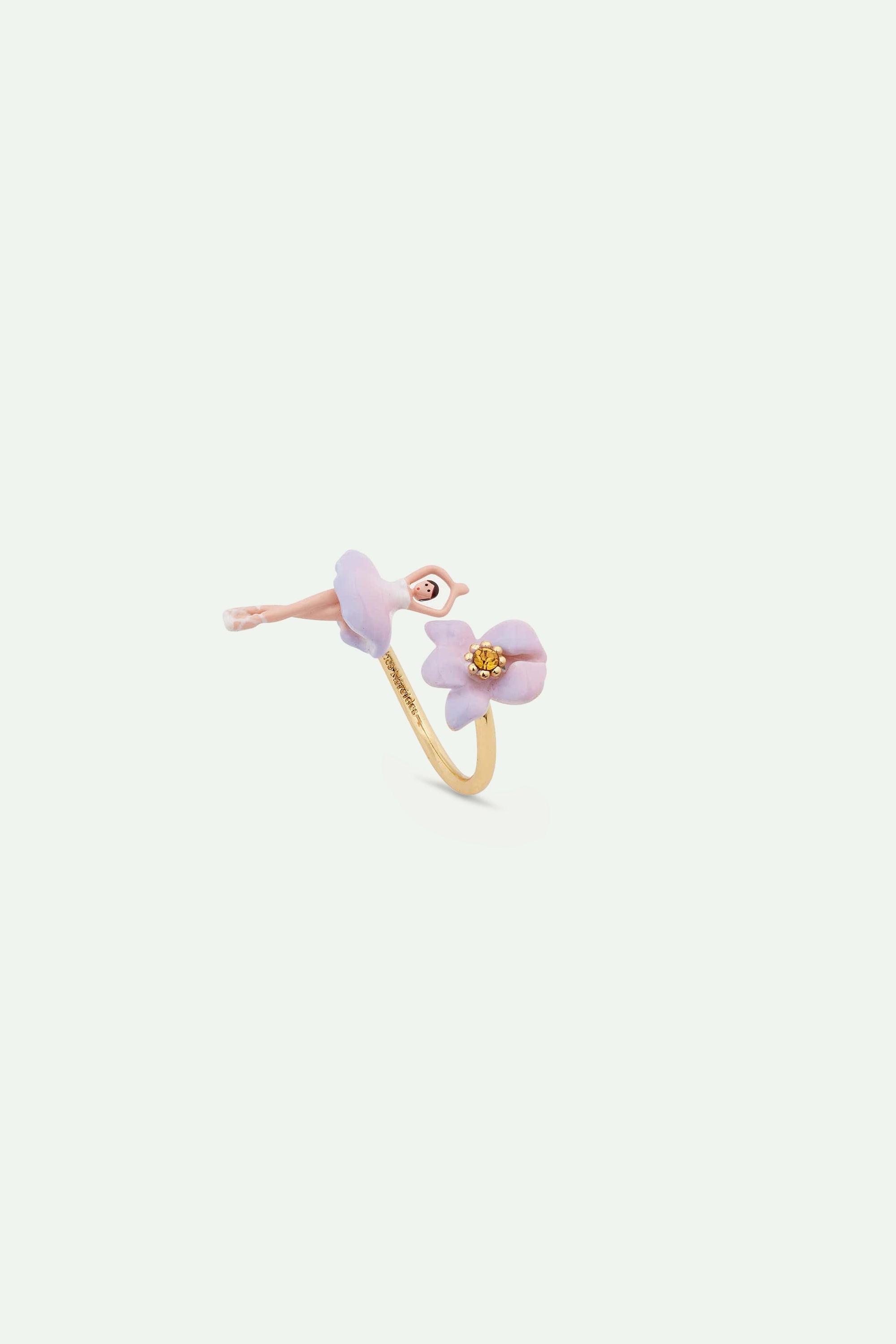Iris mini ballerina adjustable ring
