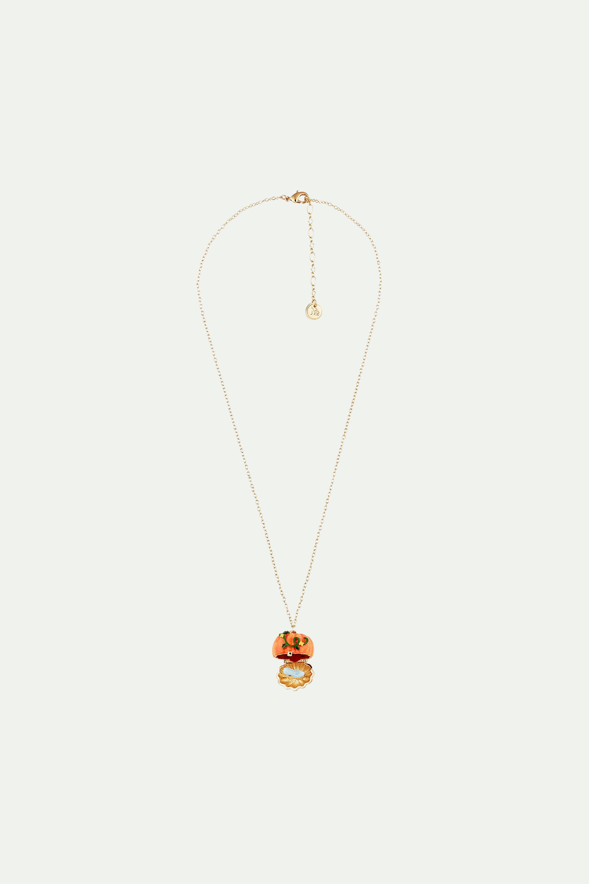 Pumpkin and Slipper secret necklace