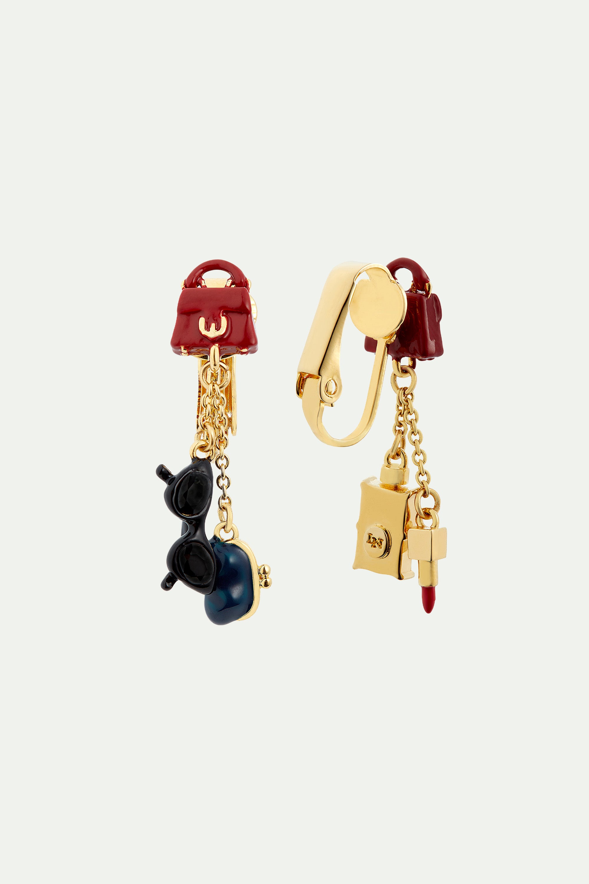 Paris souvenir asymmetrical earrings