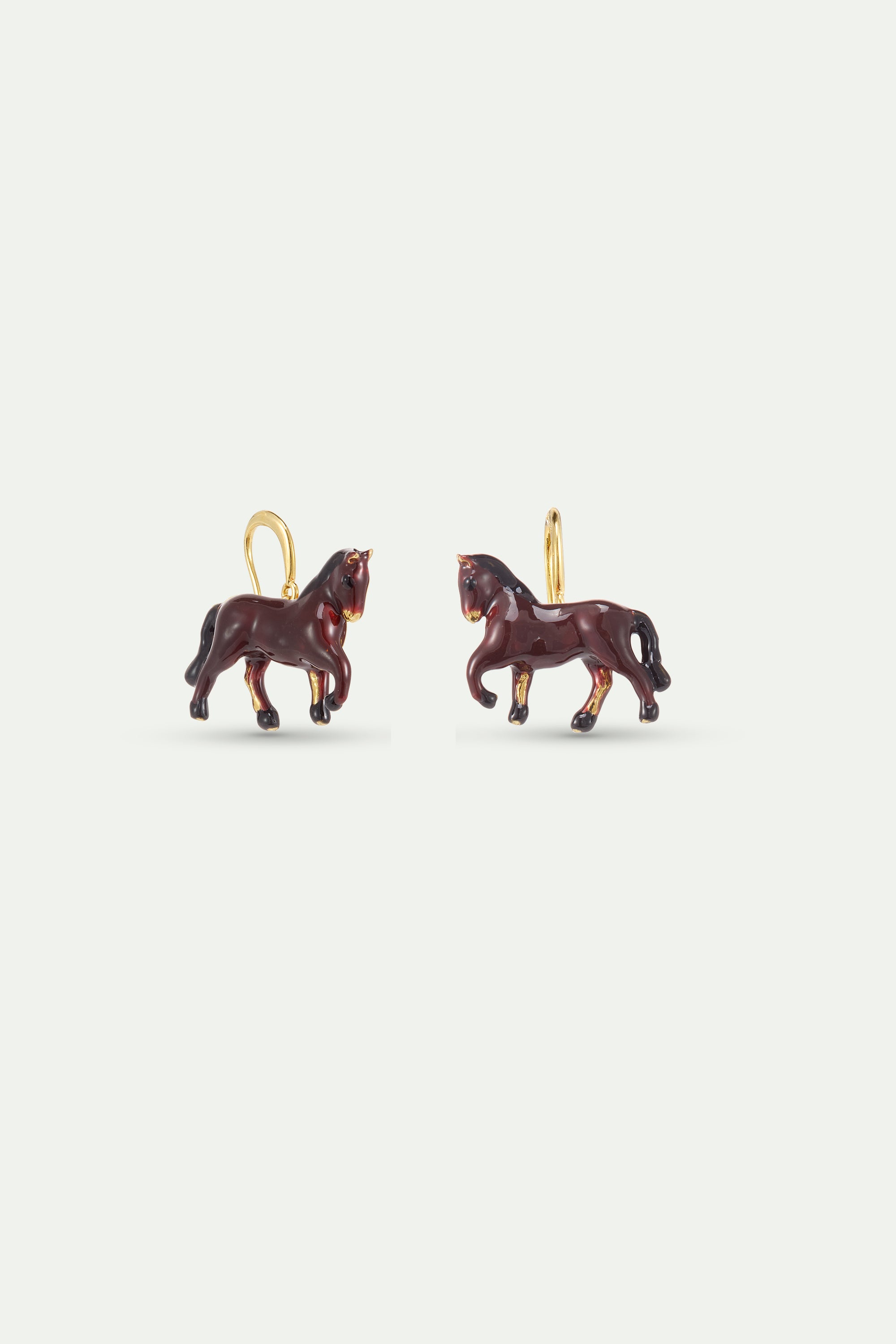 Hook Earrings horse LES NEREIDES LOVE ANIMALS