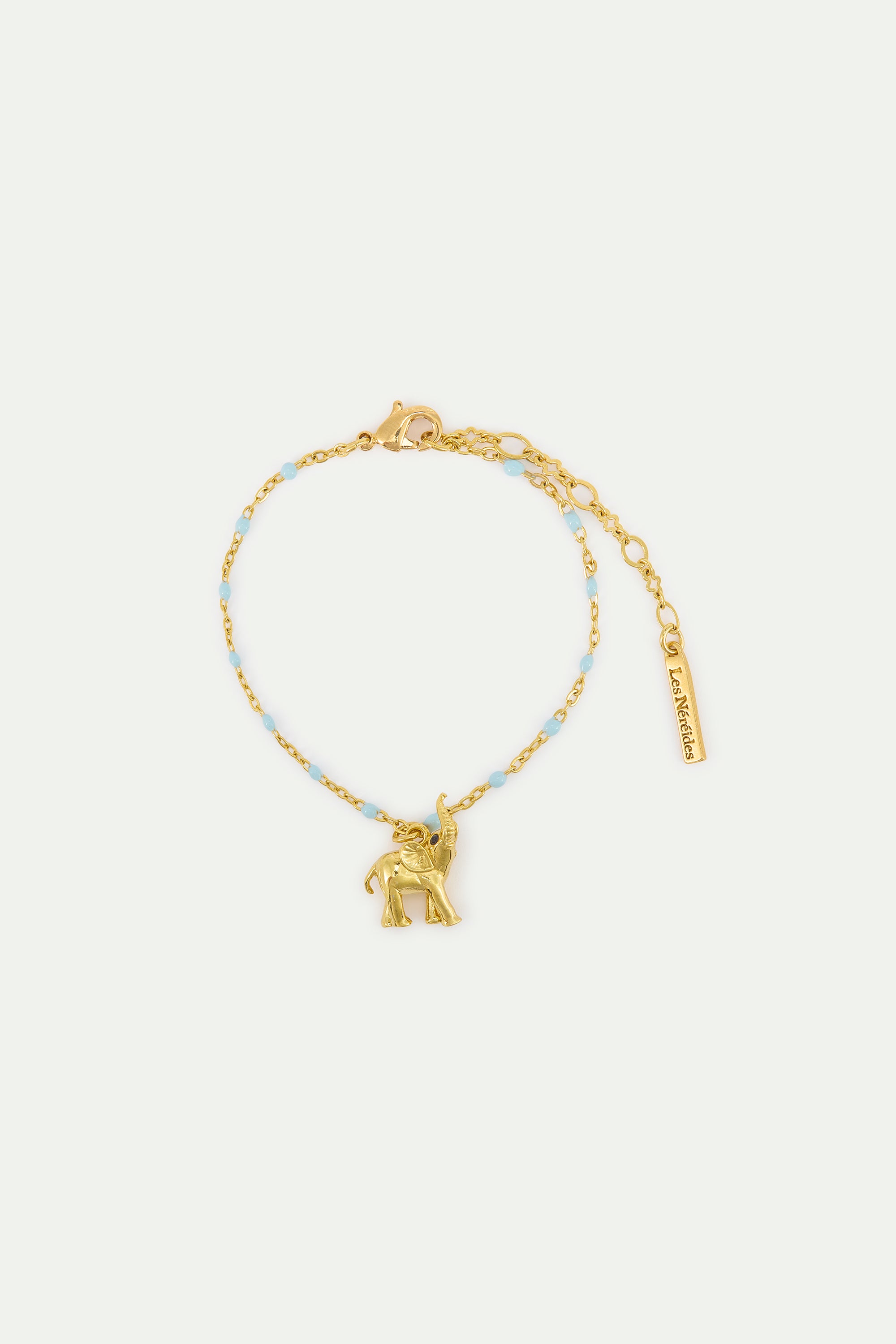 Golden elephant fine bracelet