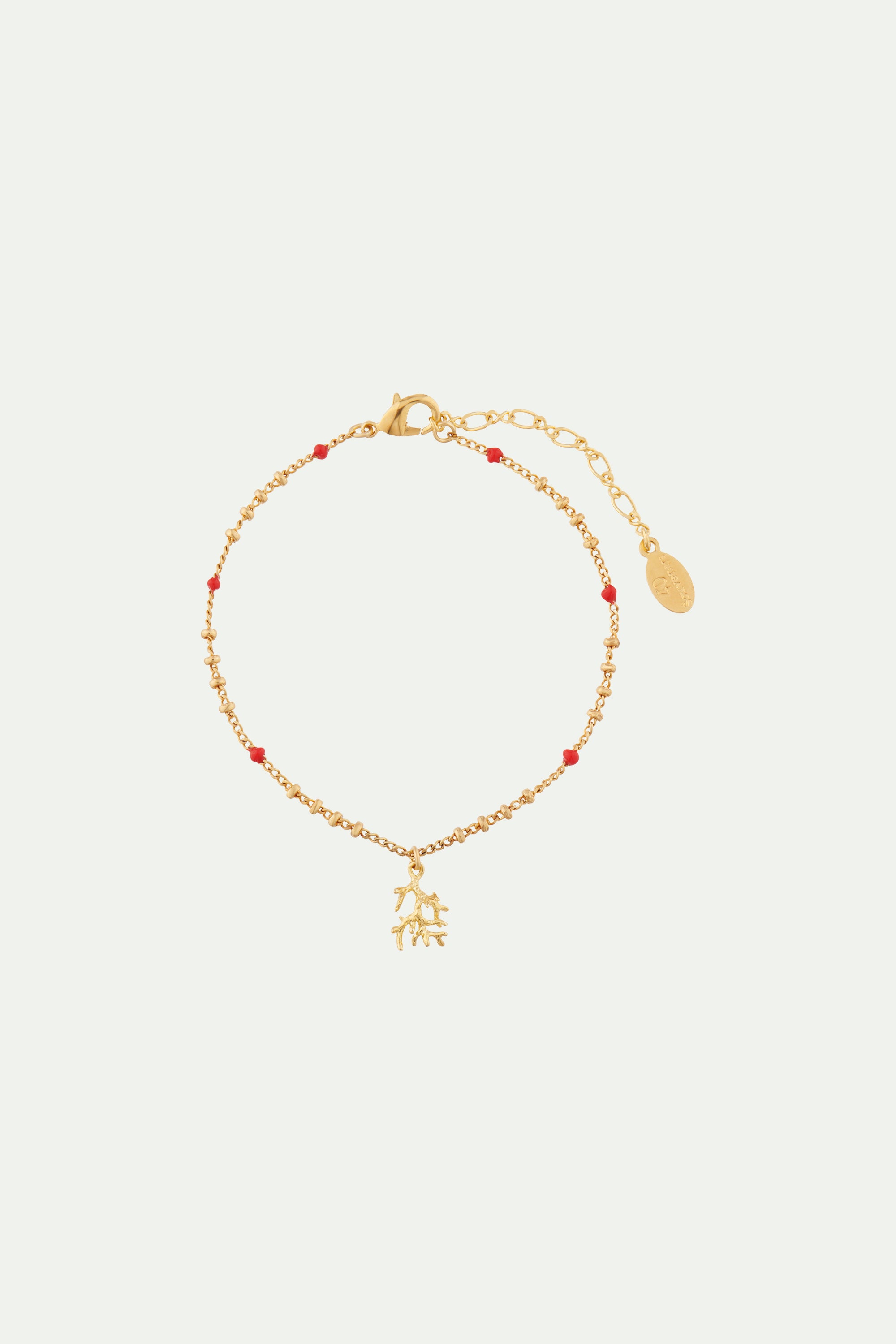 Coral Charms Bracelet