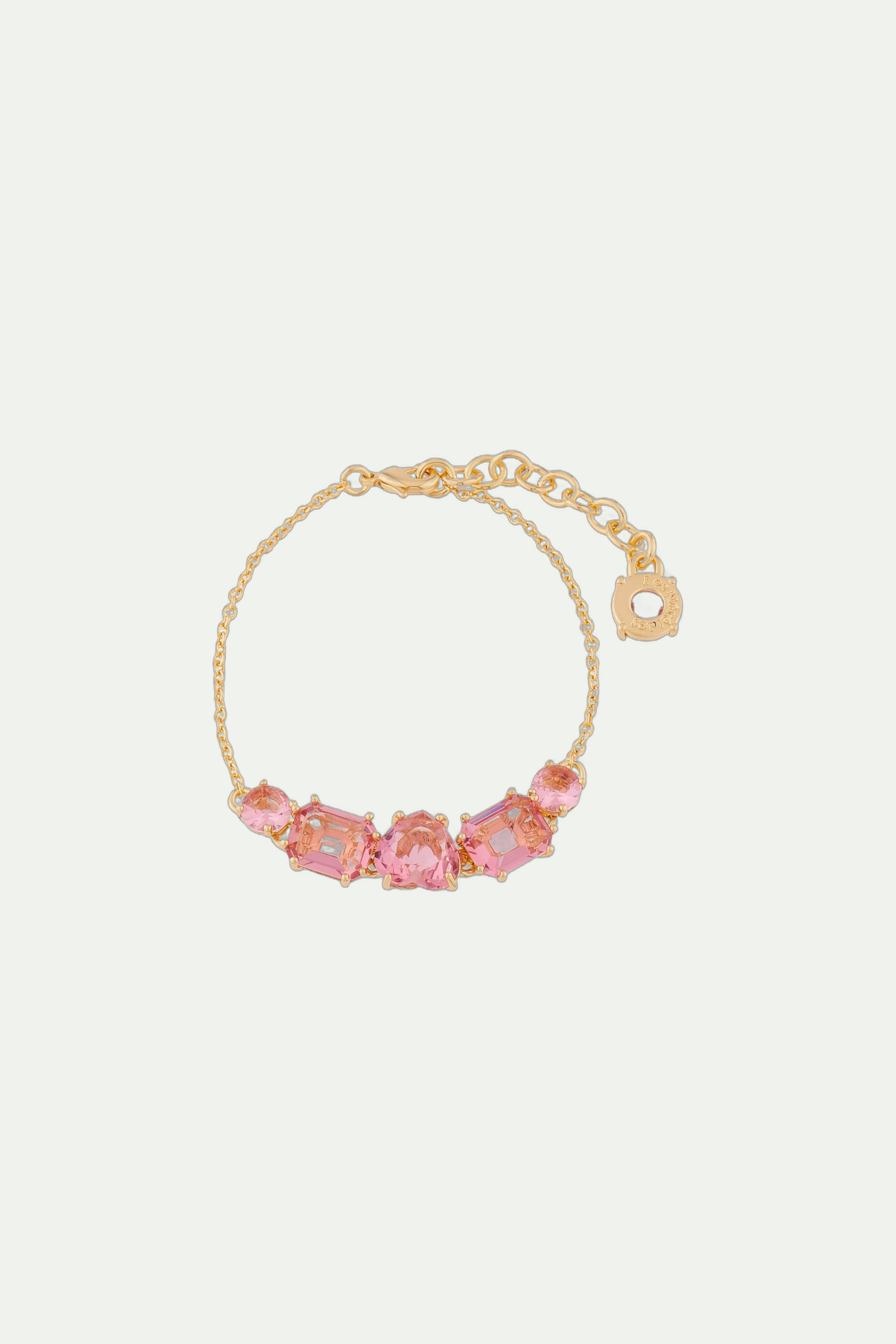 15.5 + 3 cm Bracelet LA DIAMANTINE Pink