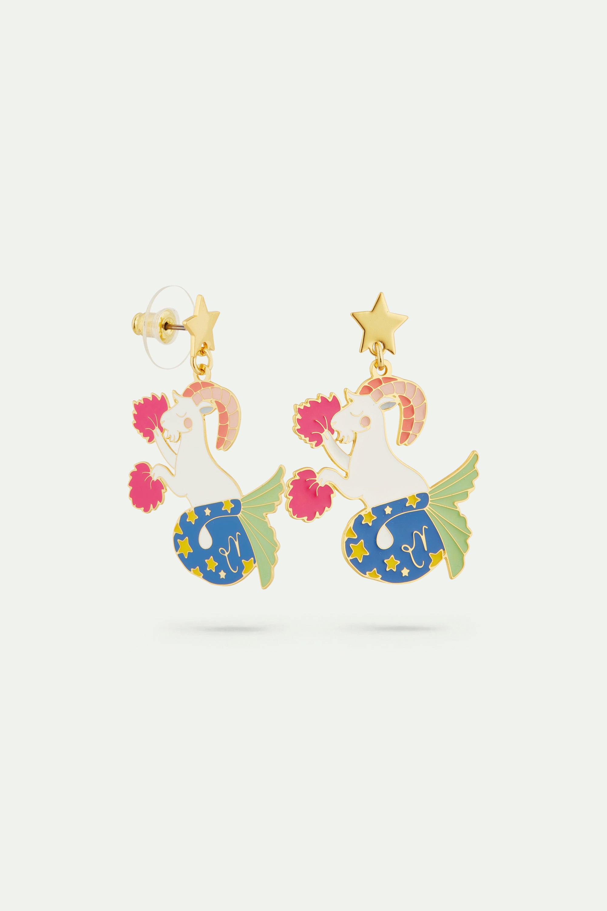 Capricorn astrological sign earrings