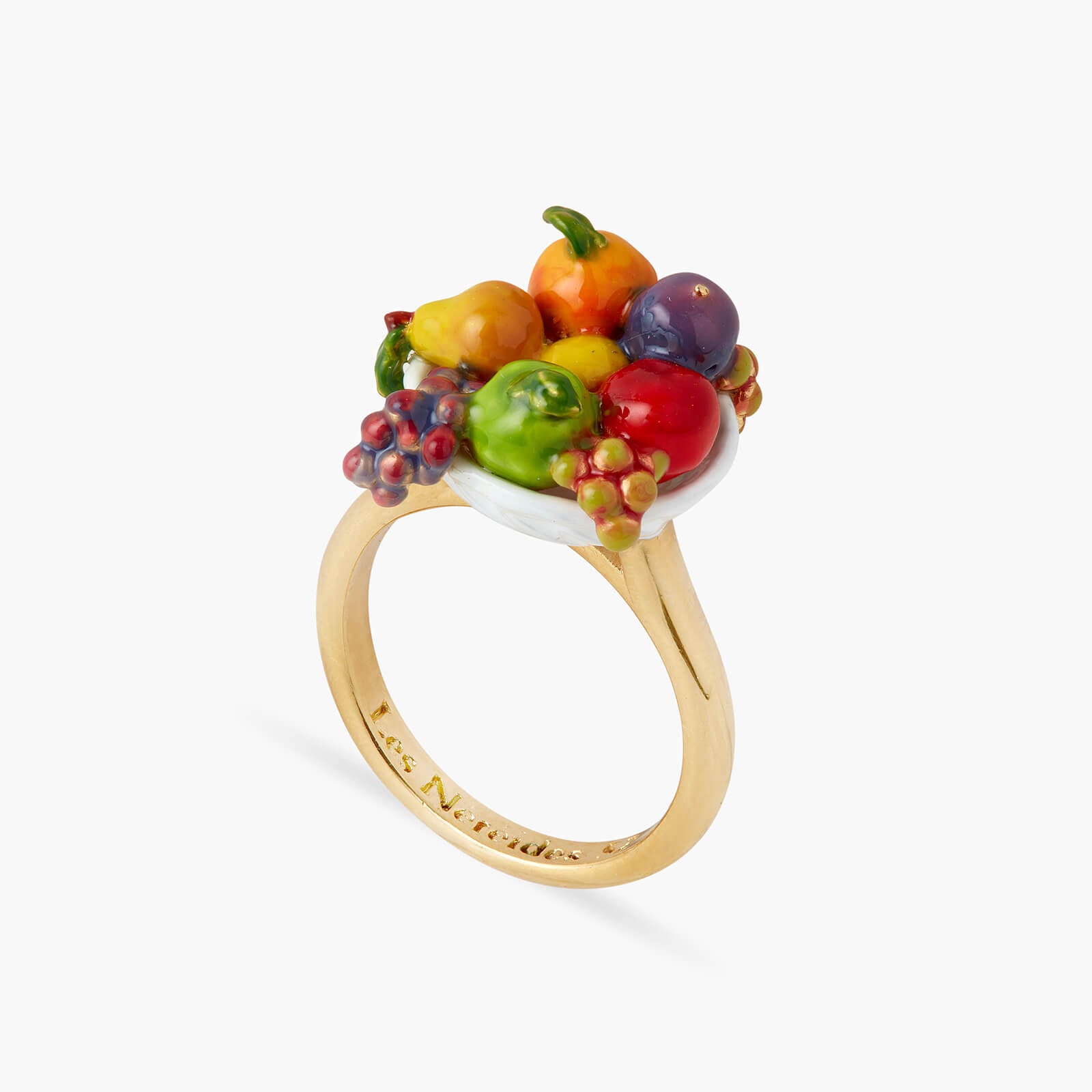 Fruit bowl cocktail ring