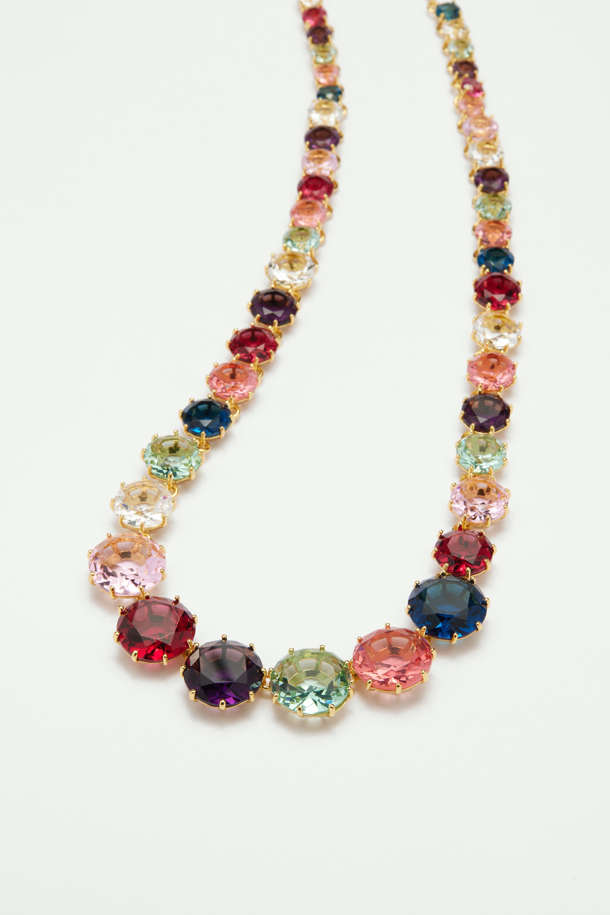 Round stones La Diamantine Multicoloured Long necklace
