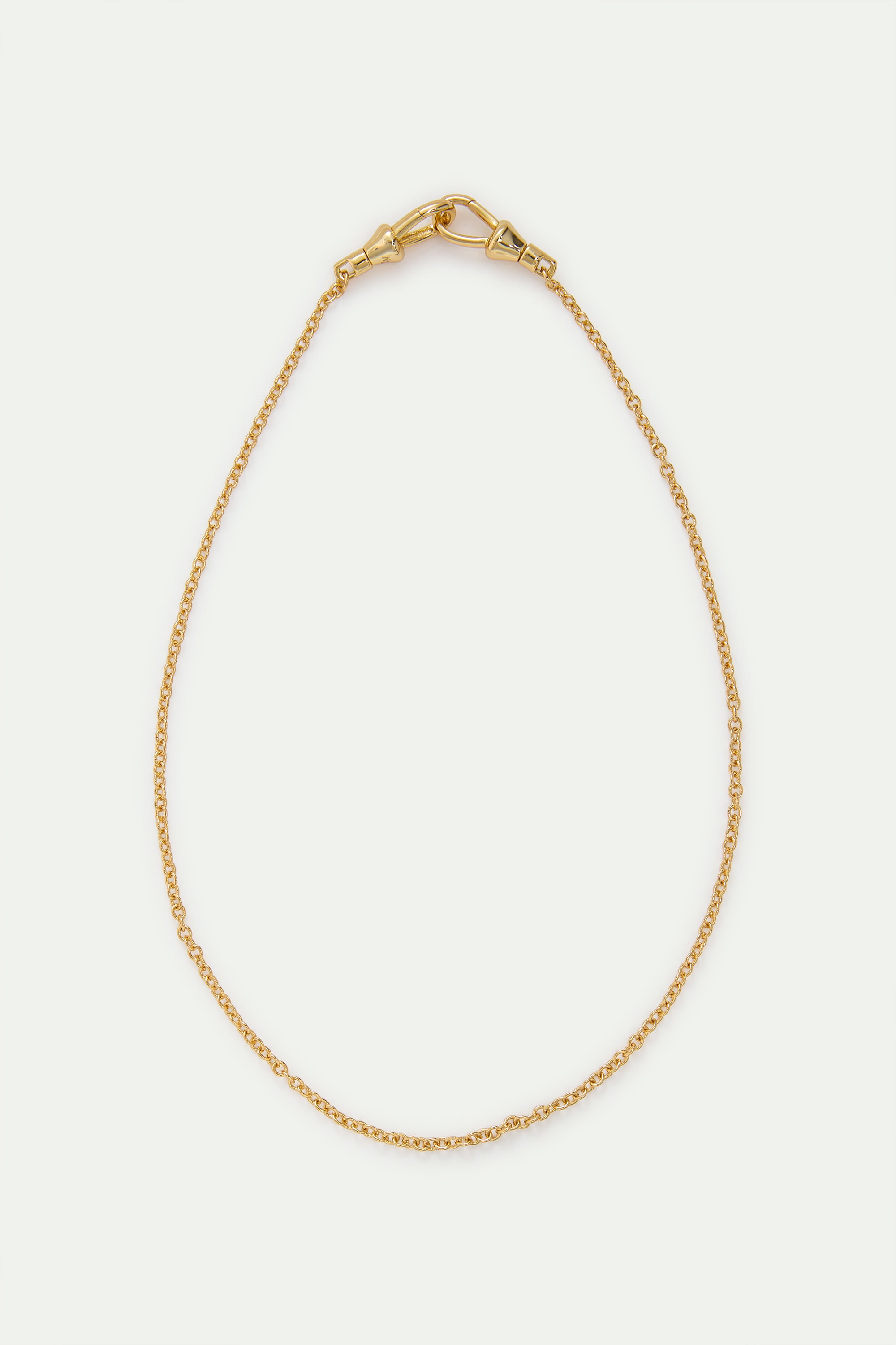 Fine link chain necklace